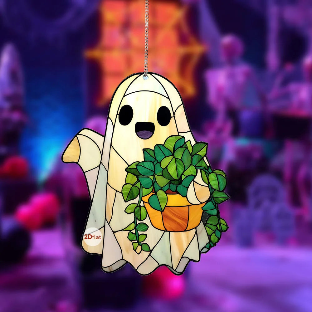 Halloween Ghost 2D Ghost Hanging Decorations