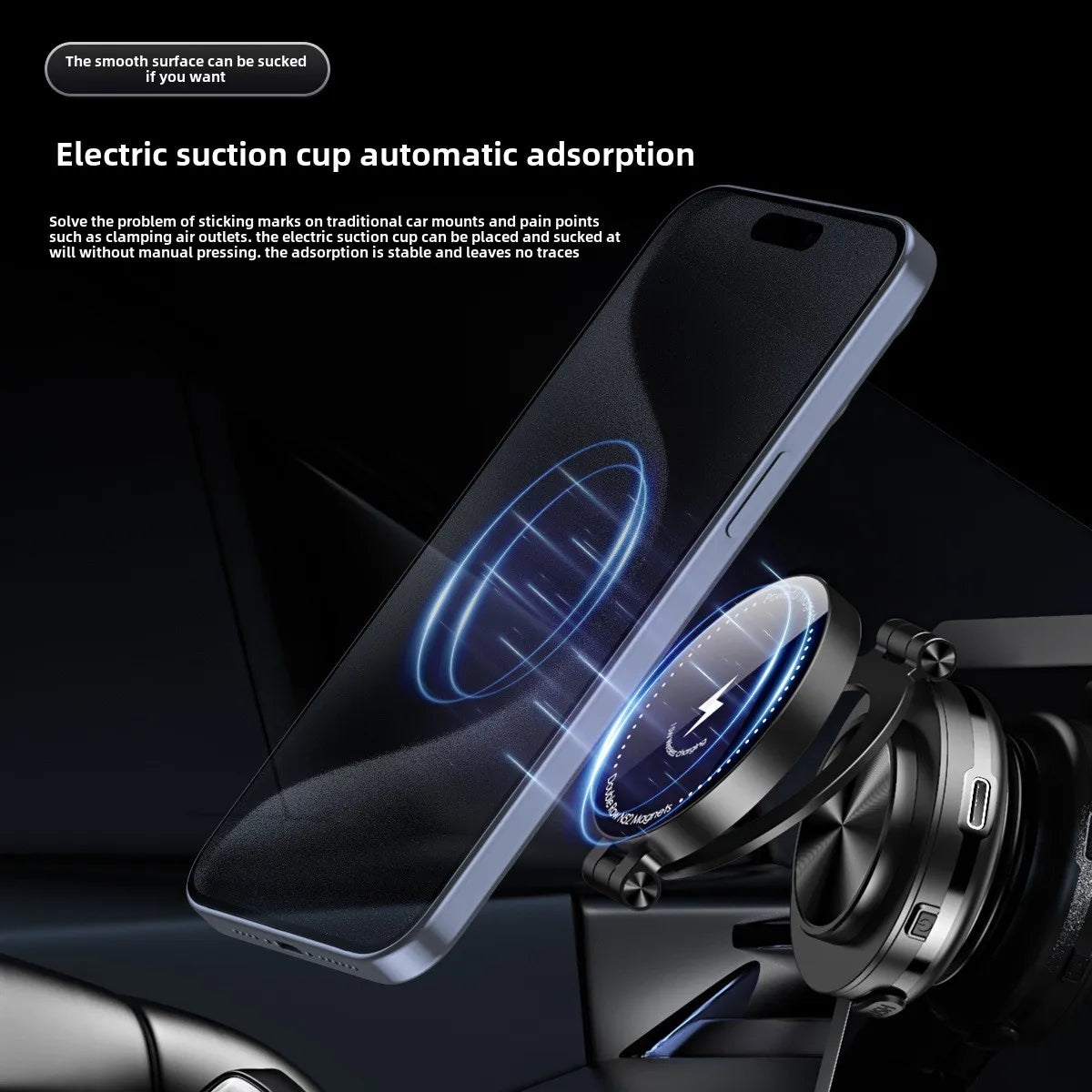 15W Wireless Charger  Double Sides Phone Holder
