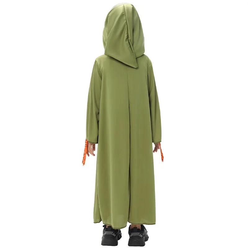 Halloween Pumpkin Cosplay Children Jumpsuit Headwear