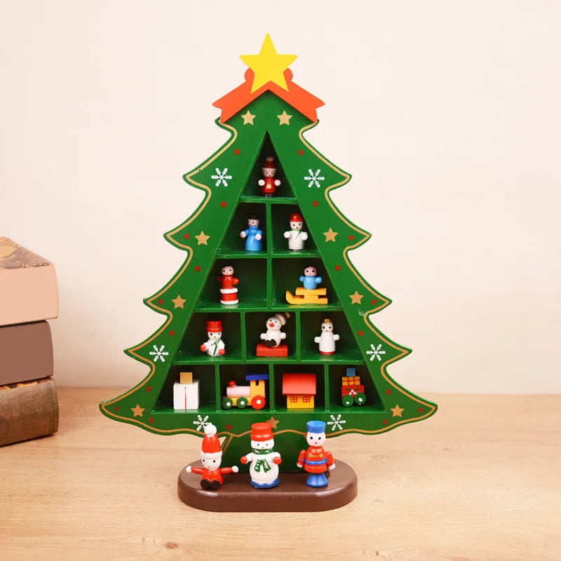 Christmas Decorations Wooden Tree