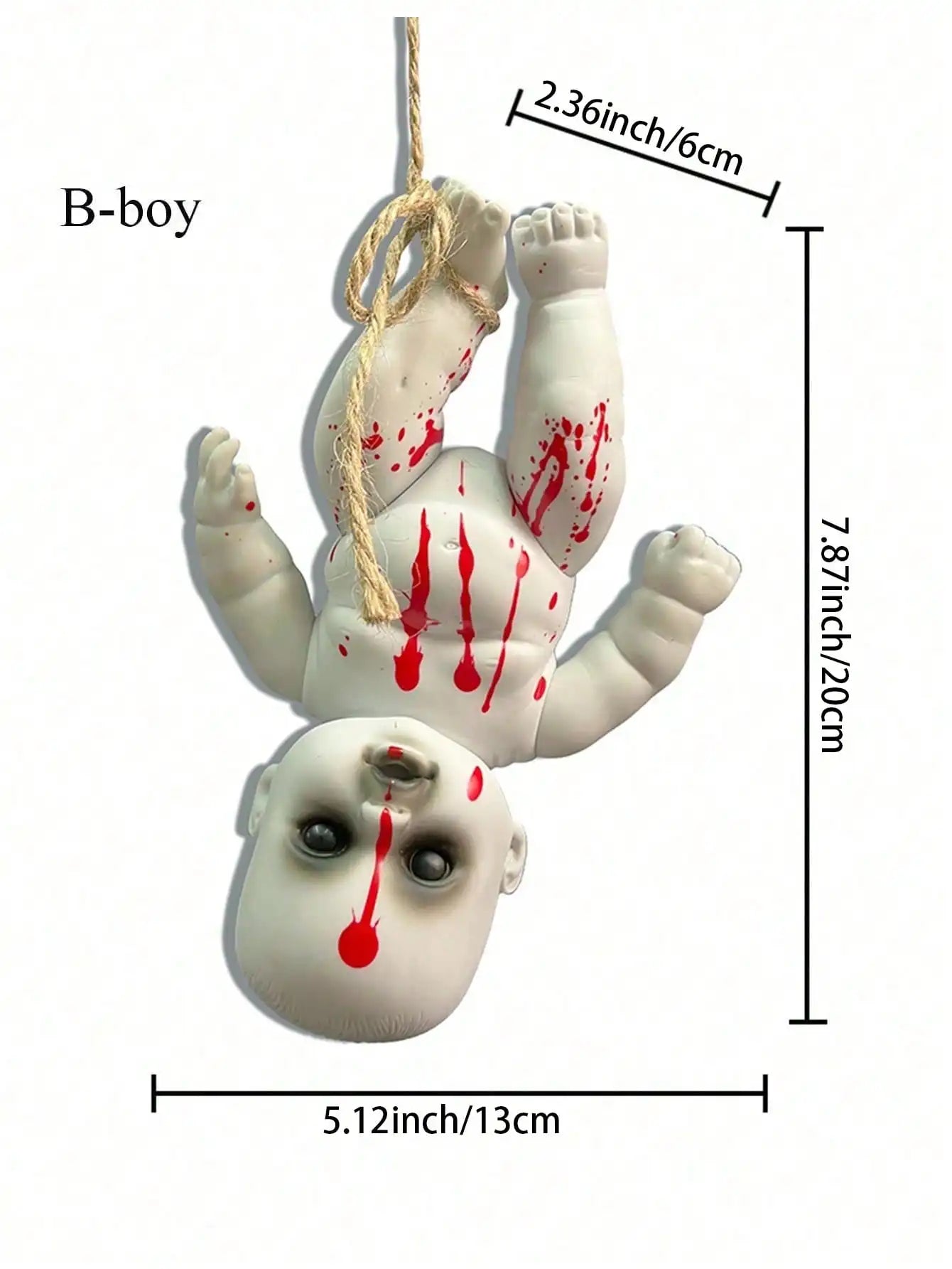 Halloween decoration hanging ghost doll