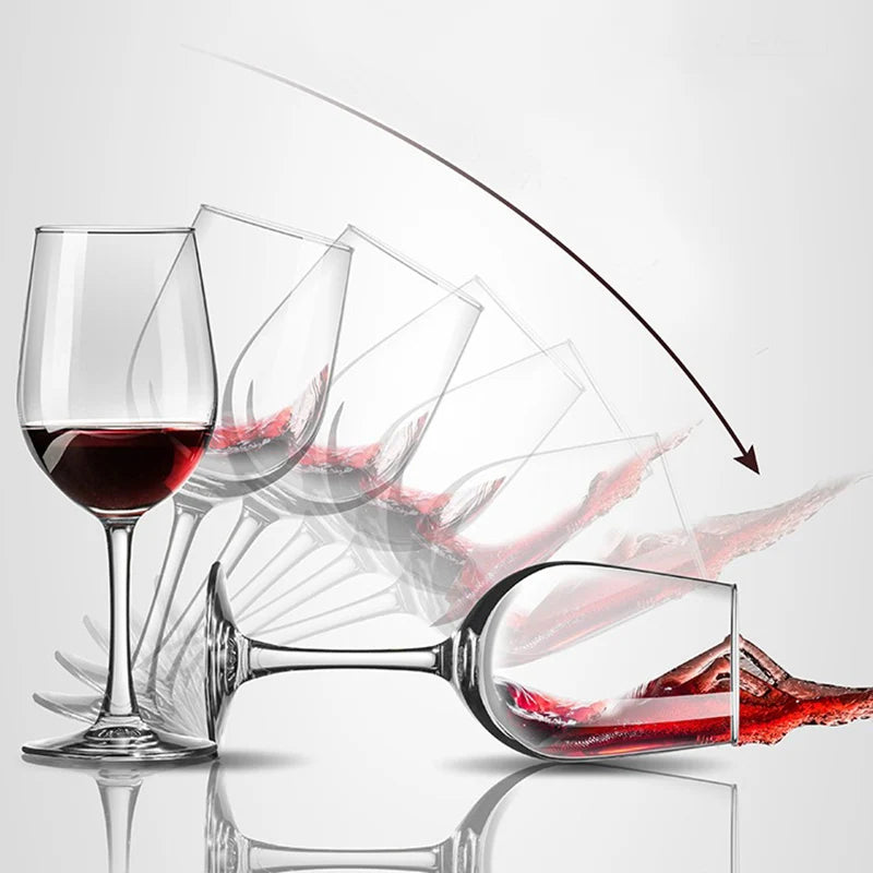 Red Wine Glasses Set with Wine Decanter