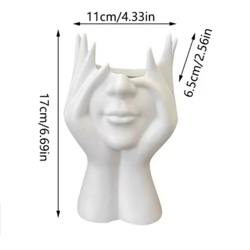 Creative Human Body Multifunctional Pen or Makeup Brush Holder