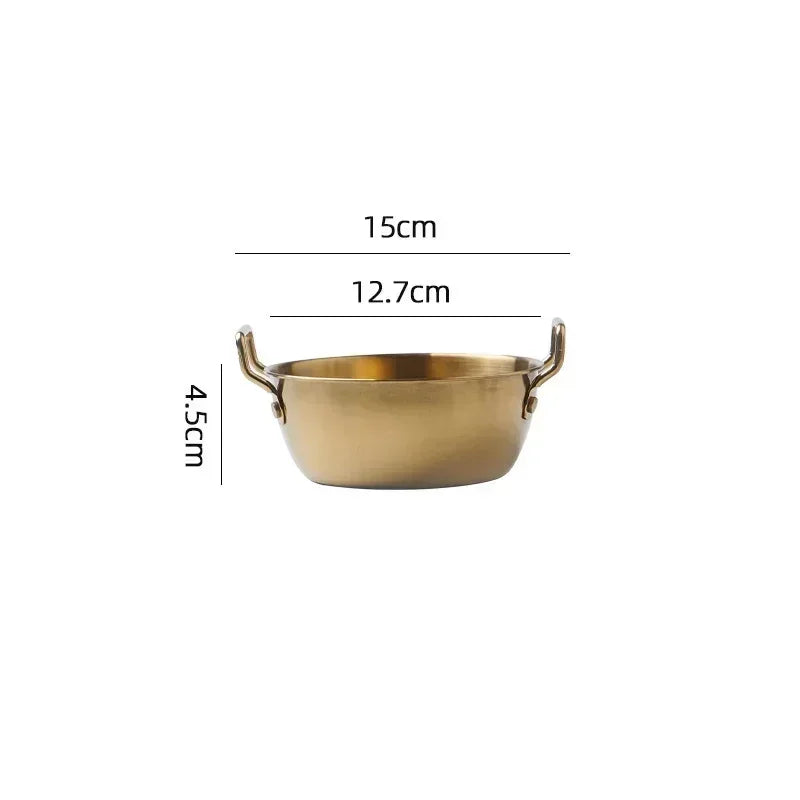 Korean Cuisine Stainless Steel Mixing Bowls
