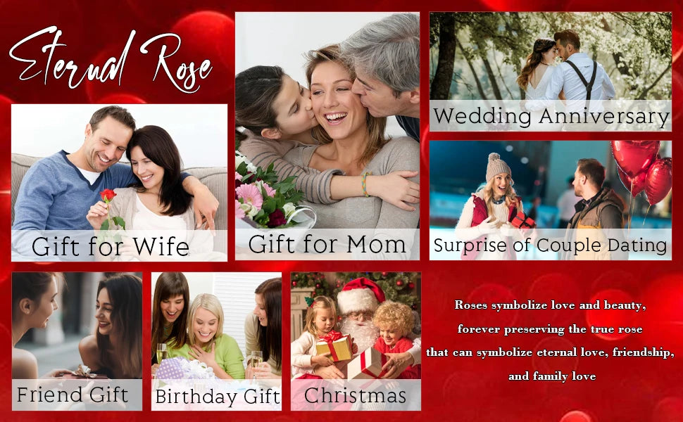  Necklace - Luxurious Rose Gift Box