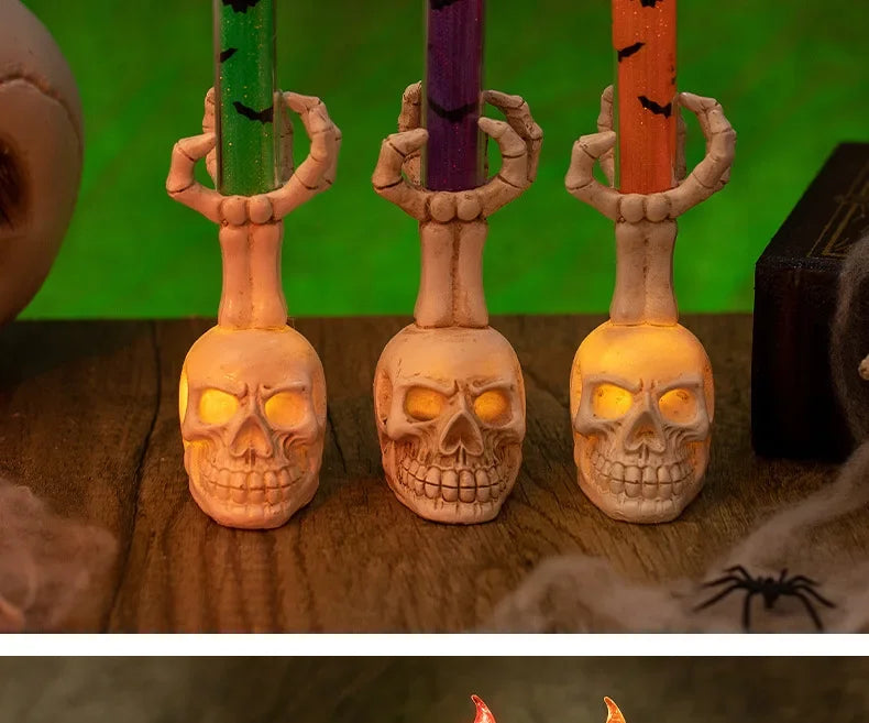 Halloween Skull Candle Lantern