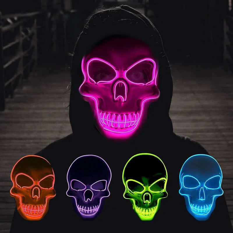 Halloween Horror Skull LED Halloween Mask