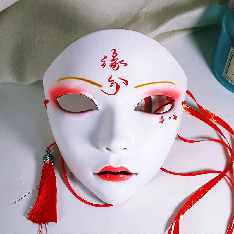 Halloween Party Mask Chinese Style Hand-Painted