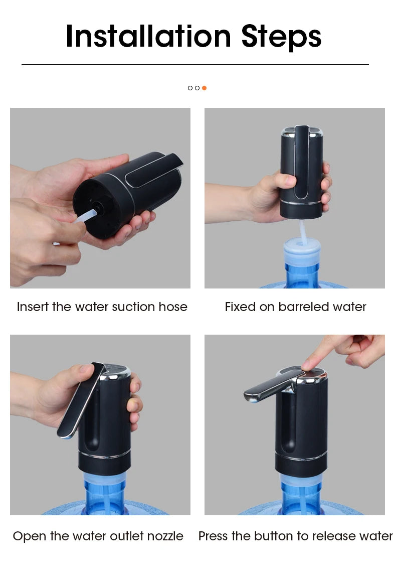 Electric Bottle Mini Portable Water Pump